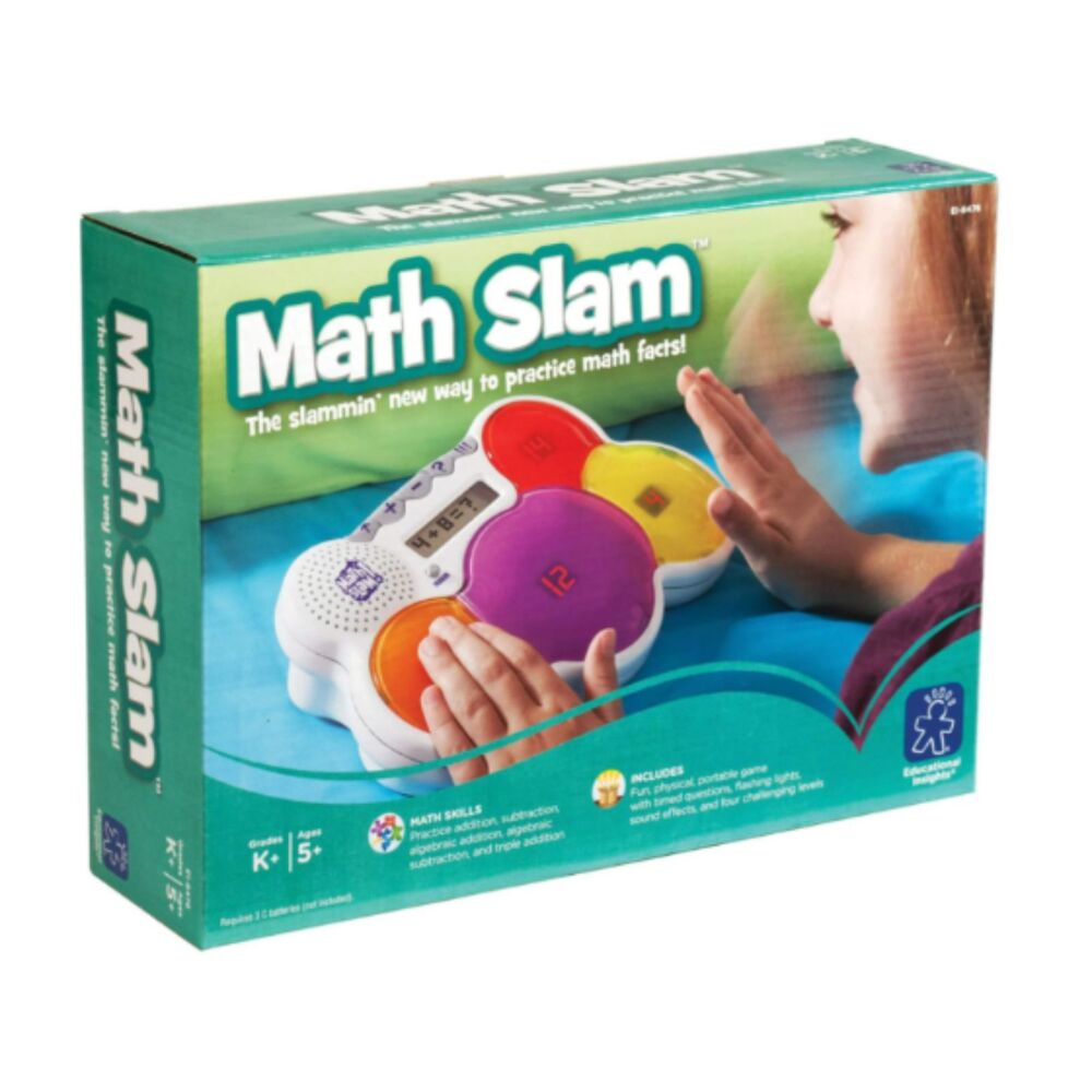 Educational Insight Math Slam Game Basic Algebra Game for Learning Addition STEM - Picture 1 of 9